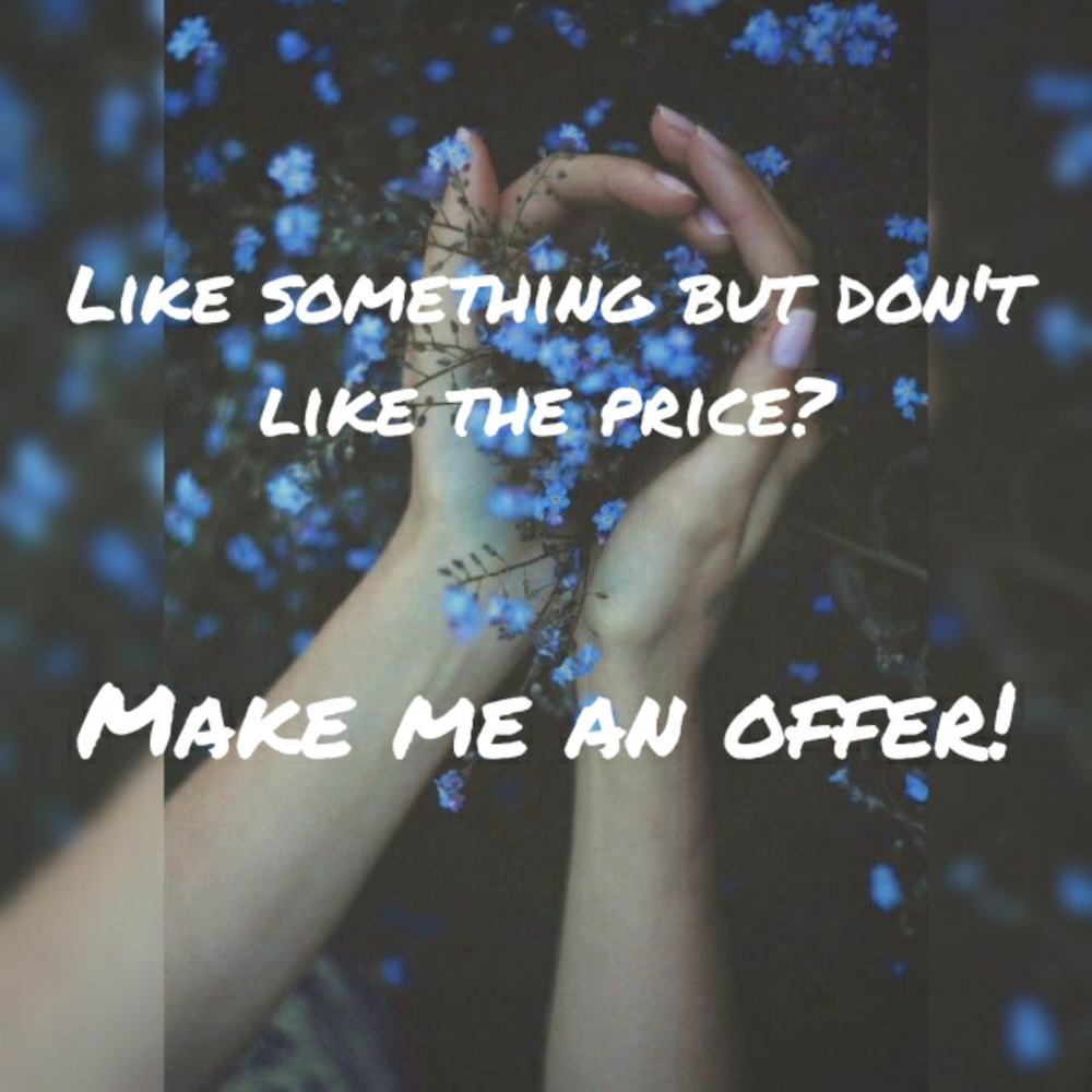 I don't bite! 💙 Make the offer!